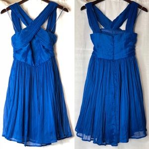 BB Dakota Cross Strap Chiffon Kiefer Dress